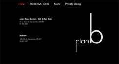 Desktop Screenshot of planbrestaurant.com