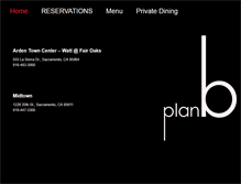 Tablet Screenshot of planbrestaurant.com